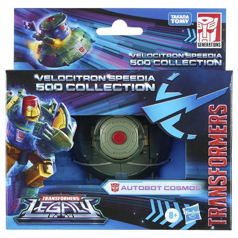 Transformers Generations Legacy Velocitron Speedia 500 Collection, Autobot Cosmos classe Deluxe de 14 cm, dès 8 ans