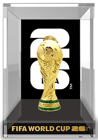 FIFA 2026 WORLD CUP REPLICA TROPHY 3D IN DISPLAY CASE