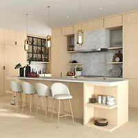 Homy Casa Modern Set of 4 Bar Stool with 360 Swivel