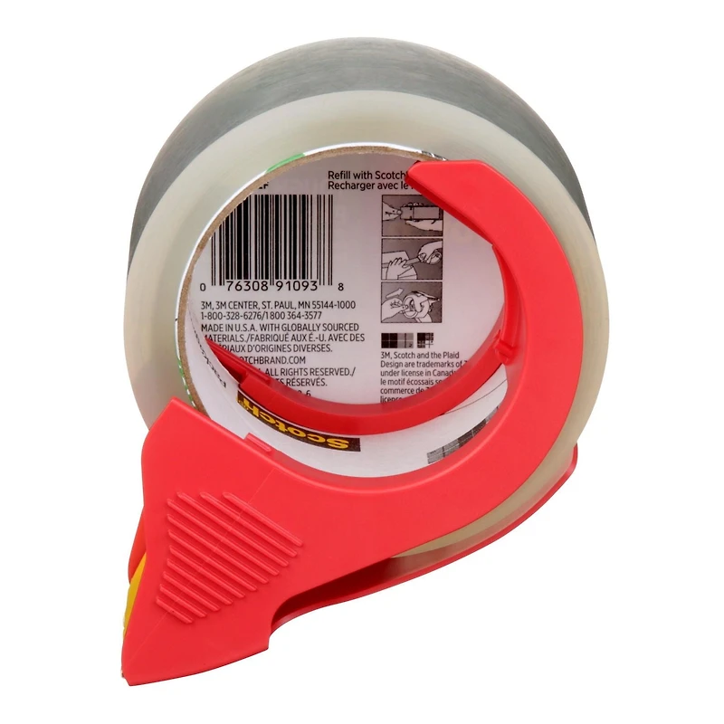 Scotch(R) Moving Packaging Tape 3500-RD-EF-6WC, 1.88 in x 54.6 yd (48 mm x 50 m)