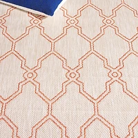SAFAVIEH Beach House Faith Geometric Indoor/Outdoor Area Rug