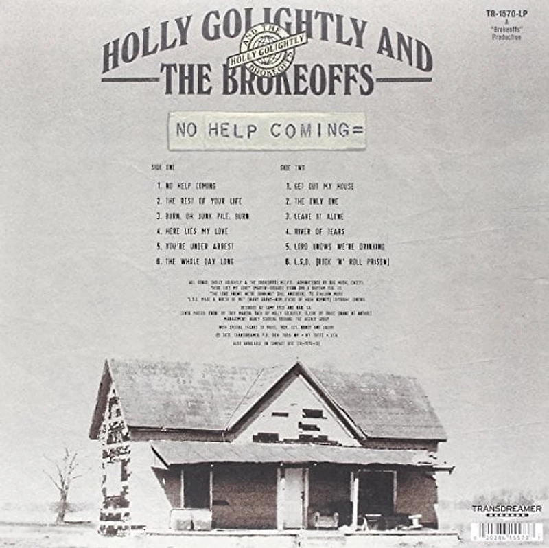 Holly Golightly and The Brokeoffs - No Help Coming (vinyl)