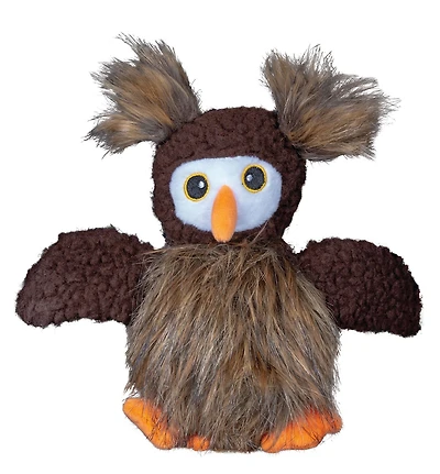Furry Friends Plush Owl Dog Toy