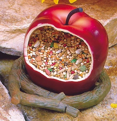 Penn Plax Tasse à Pomme ou à Eau Pour Oiseaux Coupe de graines de pomme