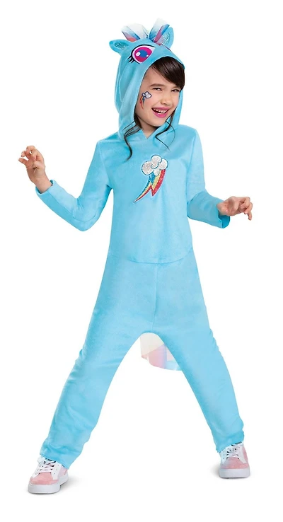 Déguisement MLP Rainbow Dash Combinaison Fille Costume Exclusif