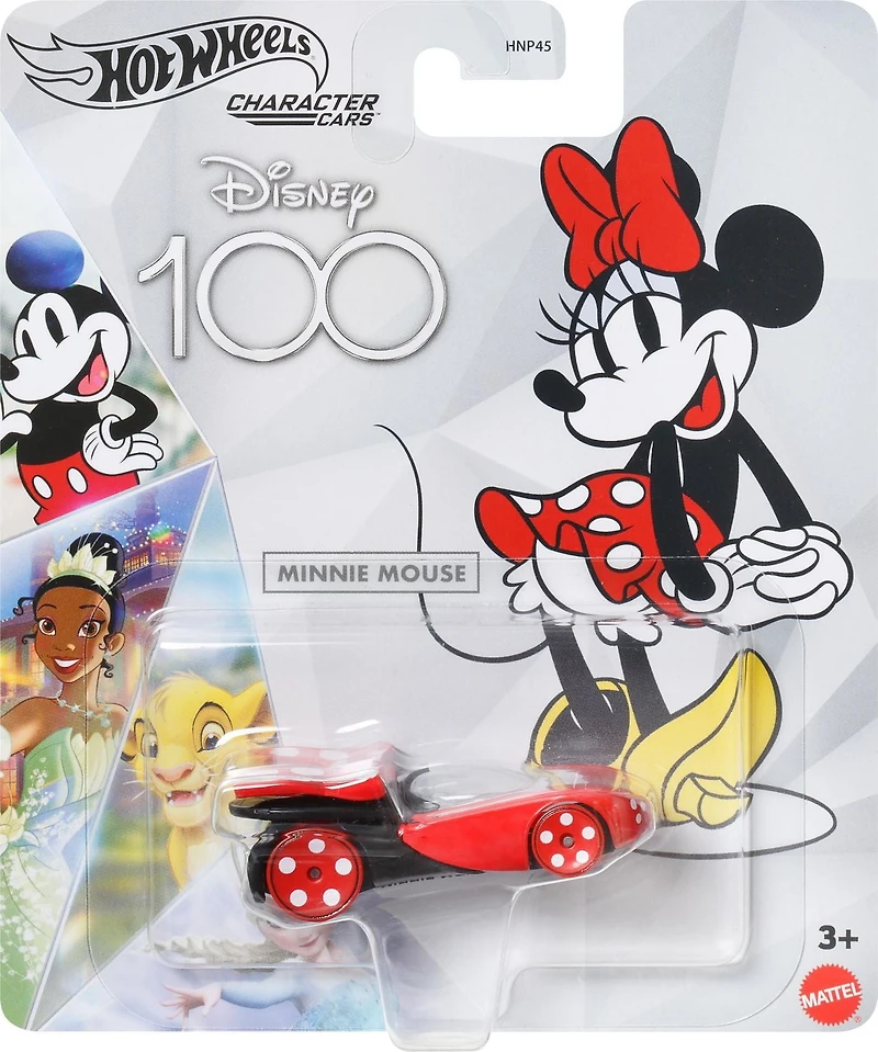 Hot Wheels – Minnie Character Car– Disney 100 – 1:64 – Véhicule de collection