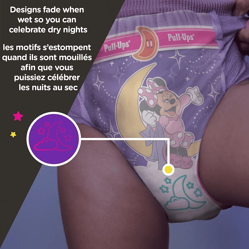 Pull-Ups Girls' Night-Time Potty Training Pants, 2T-3T (16-34 lbs), 120 Ct