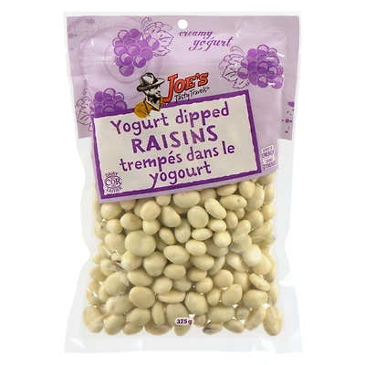 Raisins secs trempés dans le yogourt 375g