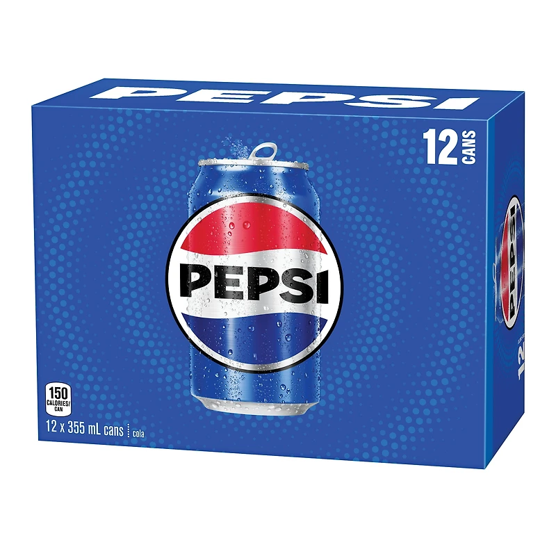 Pepsi Cola 12 x 355 ml, canettes 12x355mL