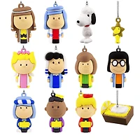 Ensemble de 12 mini décorations de Noël – Hallmark – Thème de la Nativité Peanuts – Calendrier de compte à rebours