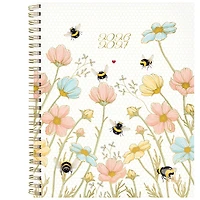 2026-2027 Mead Honey Bee White Large Weekly and Monthly Academic Year Planner
