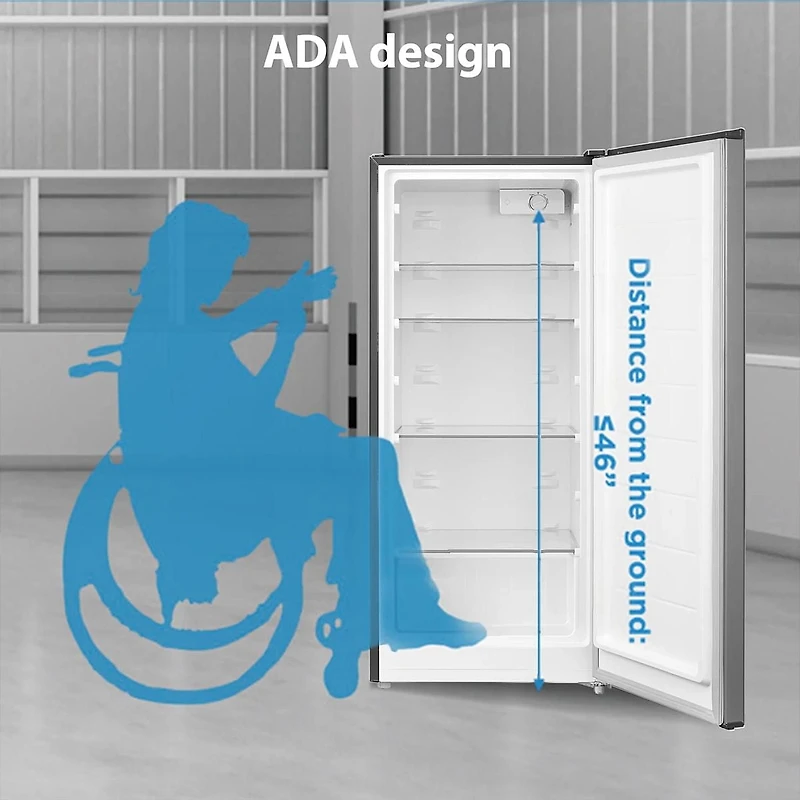 Arctic King 7.1 Cu. ft. 2-in-1 Upright Freezer