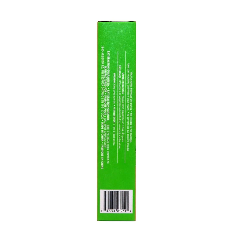 Great Value Patterned Paper Straws, 100 pieces