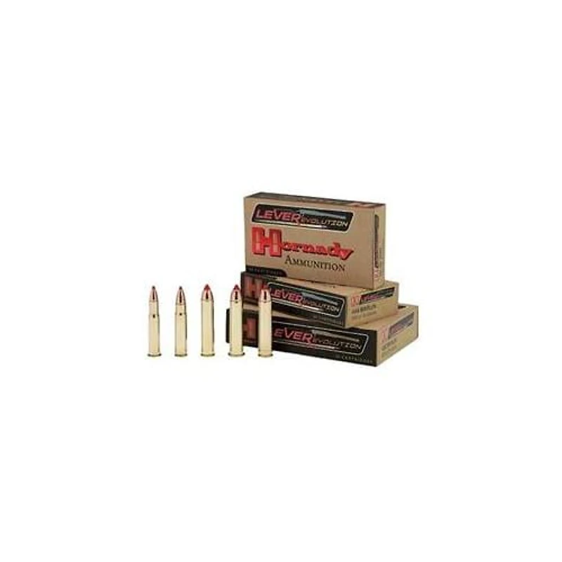 Munitions Hornady 82747 LEVERevolution pour carabine 45-70 GOVT, FTX, 325 grains, 2 050 fps, 20, en boîte