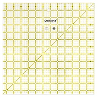 Omnigrid Règle carrée à courtepointe (4-1/2 po, 6-1/2 po, 9-1/2 po et 12-1/2 po)