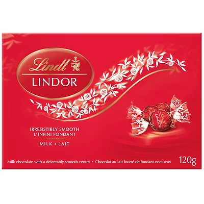 Truffes LINDOR au chocolat au lait de Lindt Boîte (120g) 120 g
