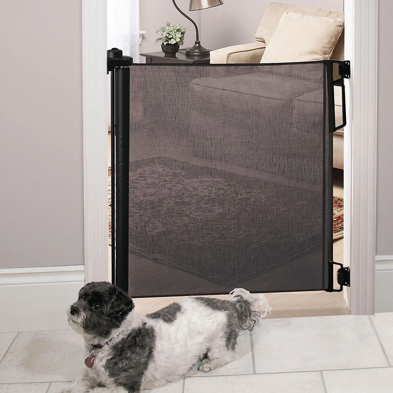 Bily Retractable Safety Gate, 55”W (maximum) x 32.5”H