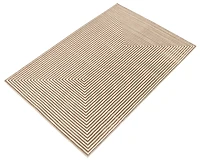 ECARPET Modern Area Rug for Dining Room, Living Room, Bedroom or Den Trona Taupe