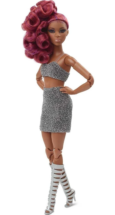 Barbie Signature Barbie Looks Collector Doll - Glittery Crop Top & Skirt