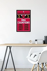 NBA Chicago Bulls - Champions 13 Wall Poster, 14.725" x 22.375"