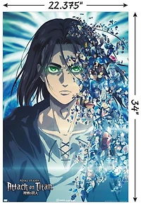 Attack on Titan: The Final Season - Fragments Wall Poster, 14.725" x 22.375"