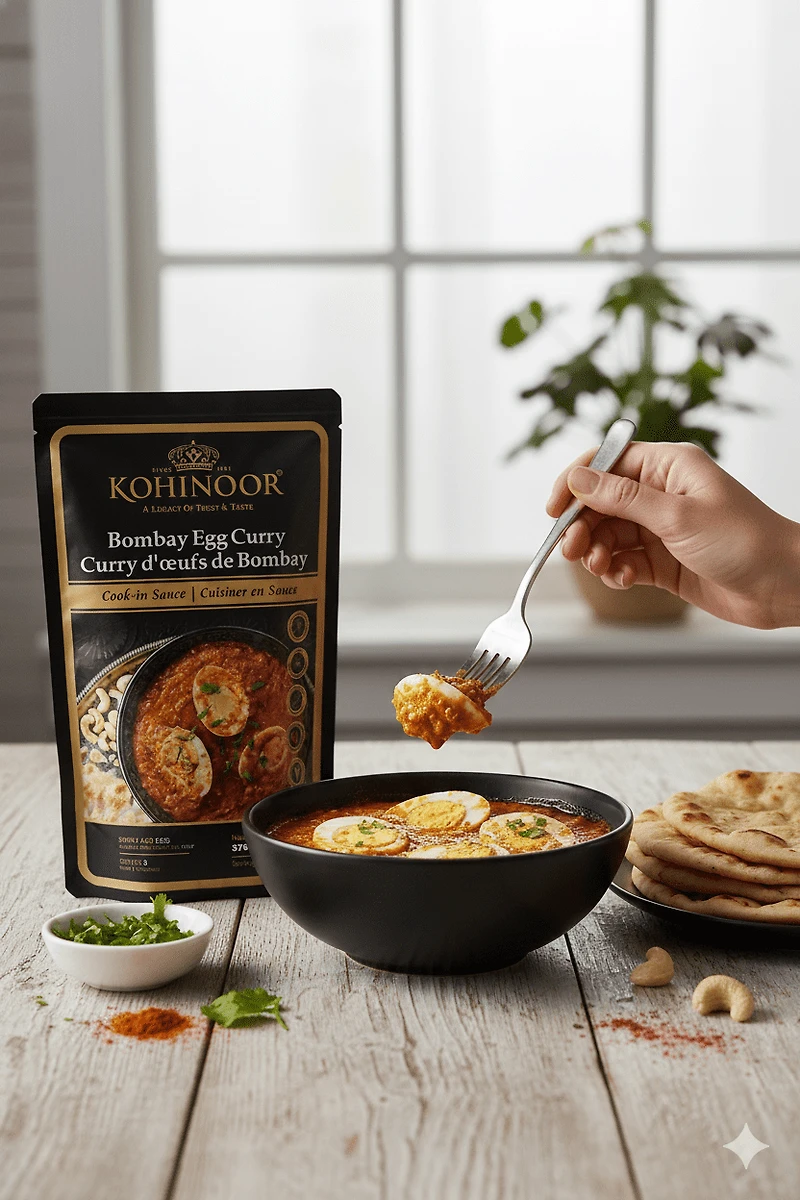 Sauce de cuisson au curry d’oeufs Kohinoor 375g