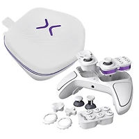 Turtle Beach Victrix Pro BFG Reloaded Wireless Modular Gaming Controller for PlayStation 5, PlayStation 4, PC; Fightpad Module, Hall-Effect Thumbsticks/Triggers, Remappable Buttons - White