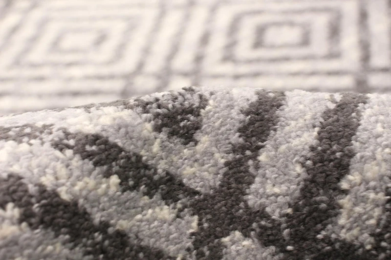 ECARPET Area Rug for Living Room, Geometric Indoor Carpet Ember Collection