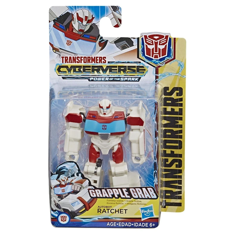 Transformers Cyberverse Action Attackers - Figurine Autobot Ratchet de classe éclaireur