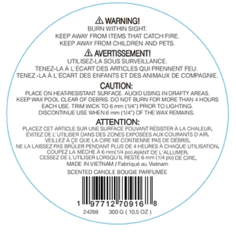 RED CAR CANDLE - FRENCH