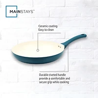 Mainstays Aluminum Ceramic  3pcs Skillet Set, Ceramic  3pcs Skillet Set