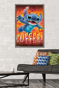 Disney Lilo and Stitch - Coffee Wall Poster