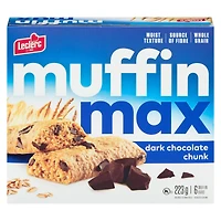 Muffin Max Dark Chocolate Chunk Muffin Bars, 223 g / 6 muffin bars