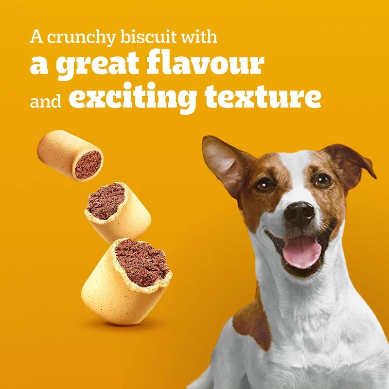 PEDIGREE Marrobone Adult Dog Treats – Bacon & Cheese Flavour with Real Bone Marrow - Vitamins Enriched, 680g Pouch