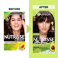 Garnier Nutrisse Ultra Crème, Permanent Hair Dye, Long-Lasting,1 unit