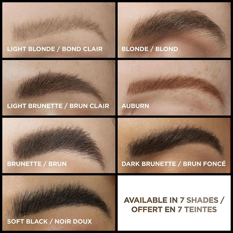 L'Oréal Paris Infallible 24H Mascara Volumisant pour Sourcils, 4 mL Mascara pour Sourcils Longue Tenue