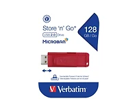 Clé USB 2.0 Verbatim de 128 Go - 1 paquet