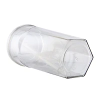 Mainstays 20oz Plastic Tumbler with Screw on Lid and Straw Clear