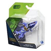League of Legends, Official Jinx Fishbones Collectible with Display Base, True Metal Weaponry, First Edition Collectible Grade, Premium Details, Tabletop Size, Ages 12 and Up
