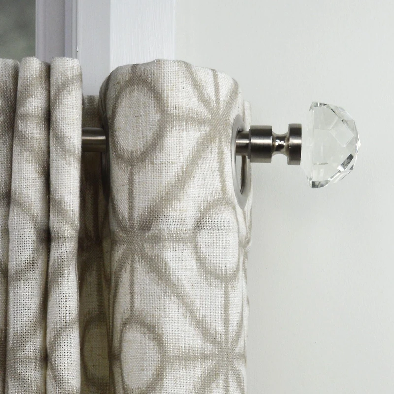 Versailles' Adjustable Gem Finial Rod Set 30in - 78in