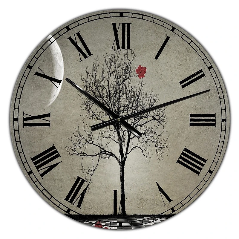 Designart 'Inevitable' Large Cottage Wall Clock
