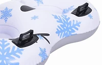 Pathfinder tube à neige gonflable unisexe en forme de bonhomme de neige à  deux personnes pour les âges 3 ans +