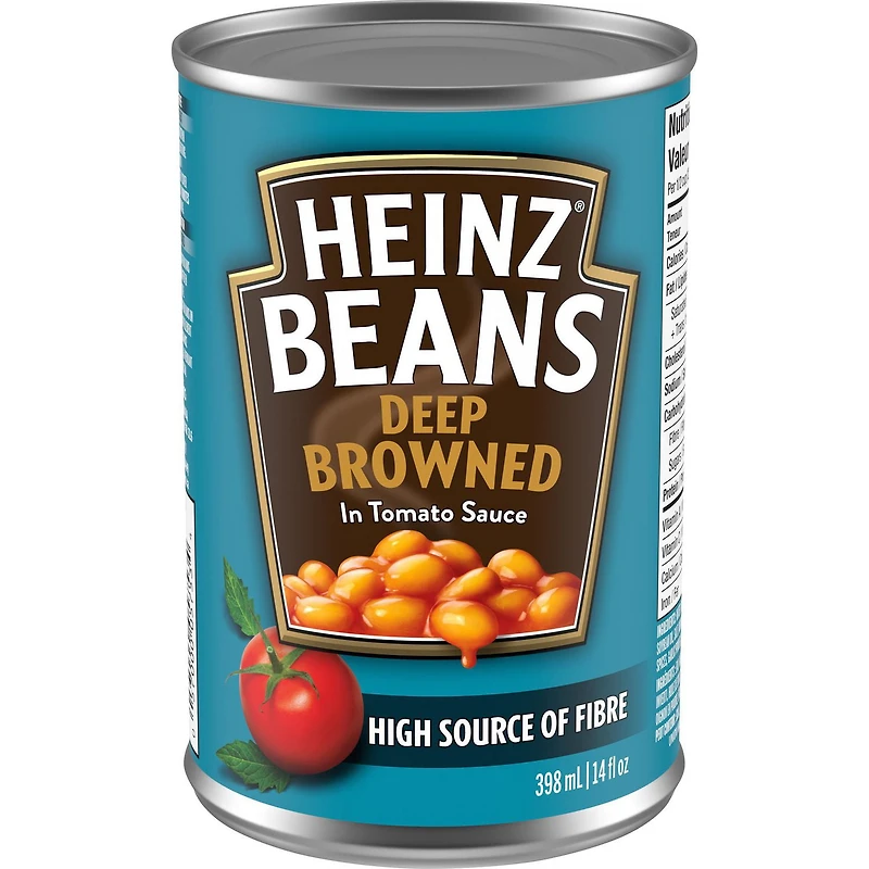 Heinz Deep-Browned Beans with Tomato Sauce, Casein-Free, 398mL