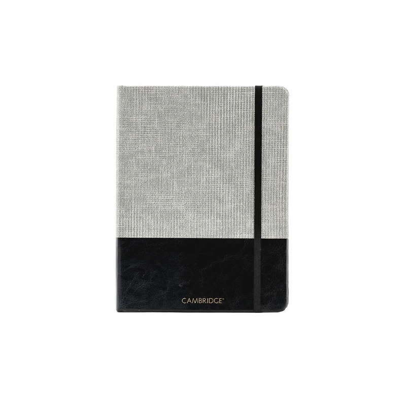 Journal Bicolore Cambridge®, Noir, 6X8 Journal