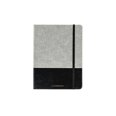 Journal Bicolore Cambridge®, Noir, 6X8 Journal