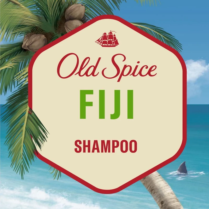 Old Spice Fiji Shampoo for Men, 625 mL