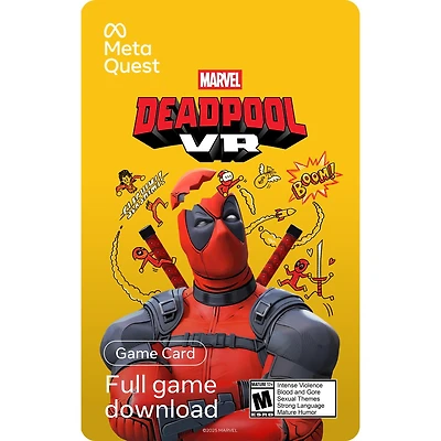 Marvel's Deadpool VR e-carte cadeau Meta Quest (Code Numérique)