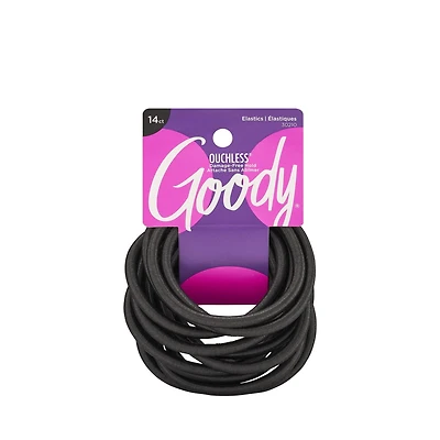 Goody Womens Ouchless XL Black Elastics, XL Elastics
