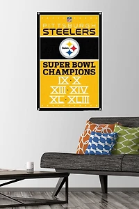NFL Pittsburgh Steelers - Champions 13 Wall Poster, 22.375" x 34"