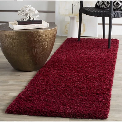 SAFAVIEH Athens Solid Plush Shag Area Rug